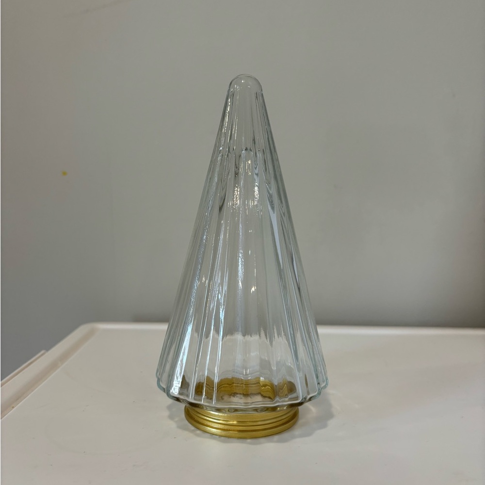 Glass Christmas Tree Decor